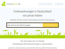 Tablet Screenshot of meinefewo.de